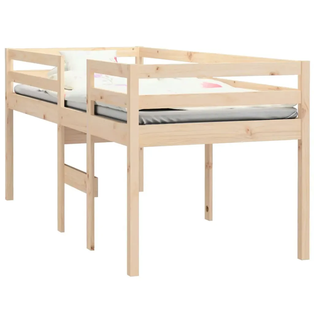 Paruna High Sleeper Bed 92x187 cm Single Bed Size Solid Wood Pine Price
