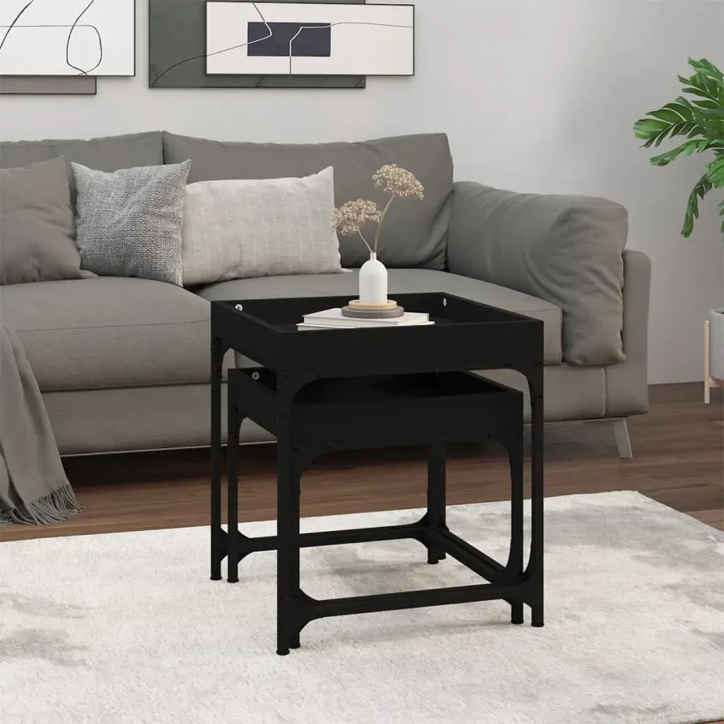 Patcham Side Tables 2 pcs Engineered Wood Price