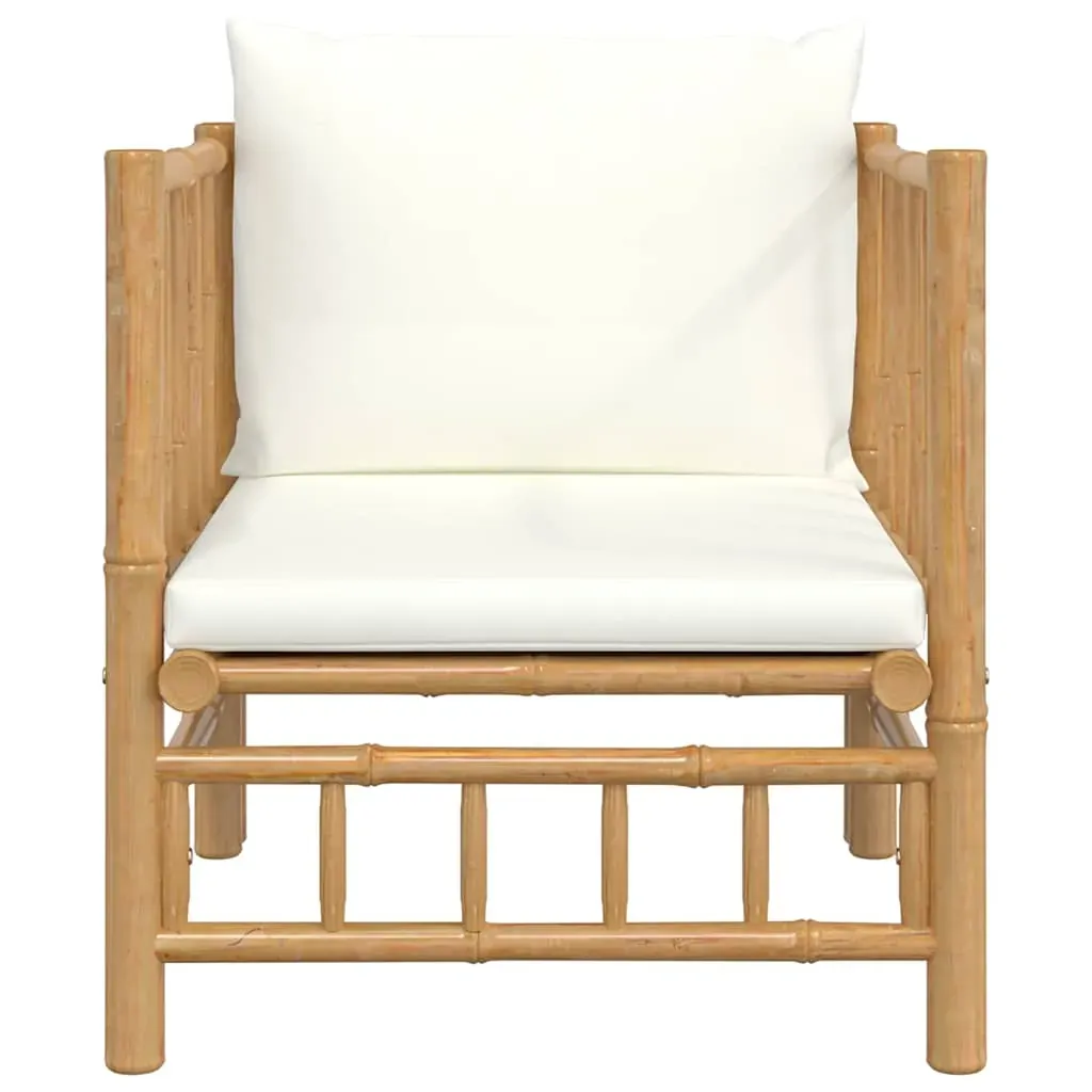 Garden Sofa with Cushions Bamboo Price