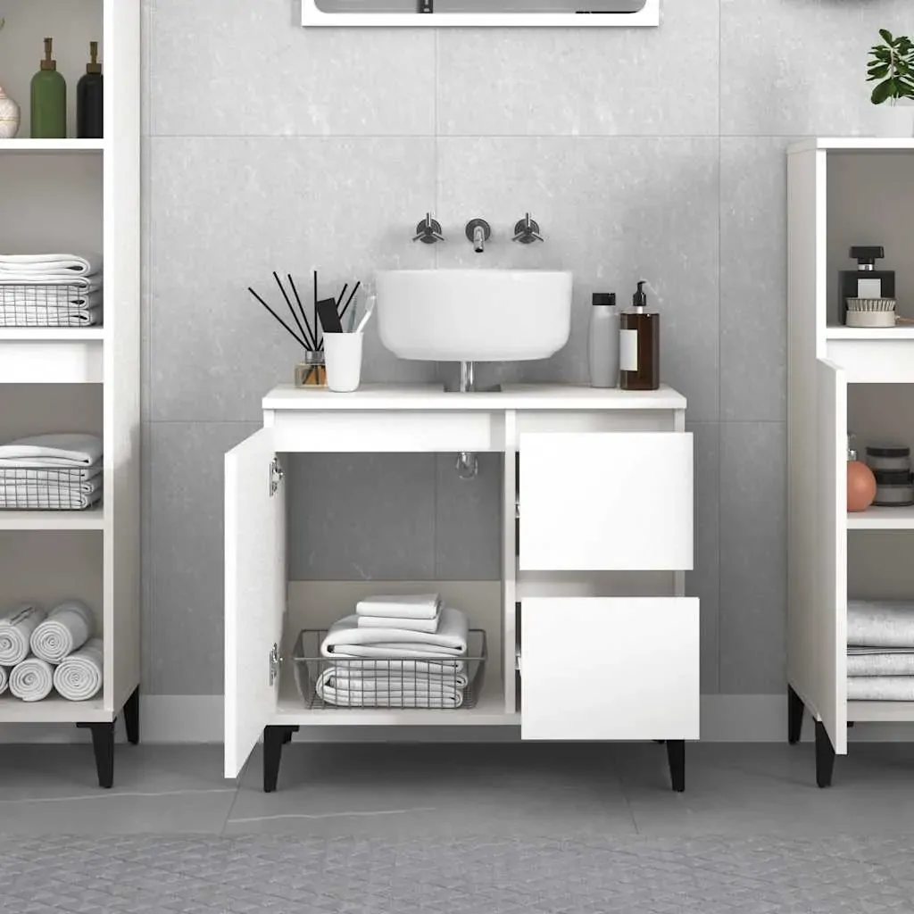 Bathroom Cabinet 65x33x60 cm Engineered Wood Price