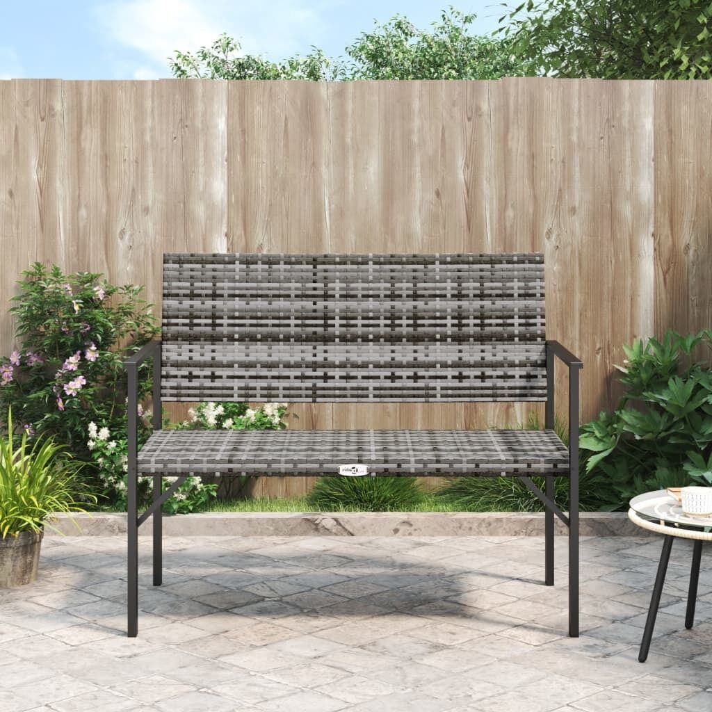 2-Seater Garden Bench Poly Rattan Price
