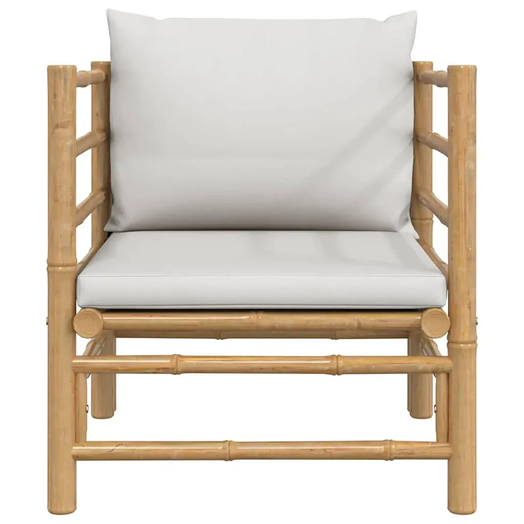 Garden Sofa with Cushions Bamboo Price