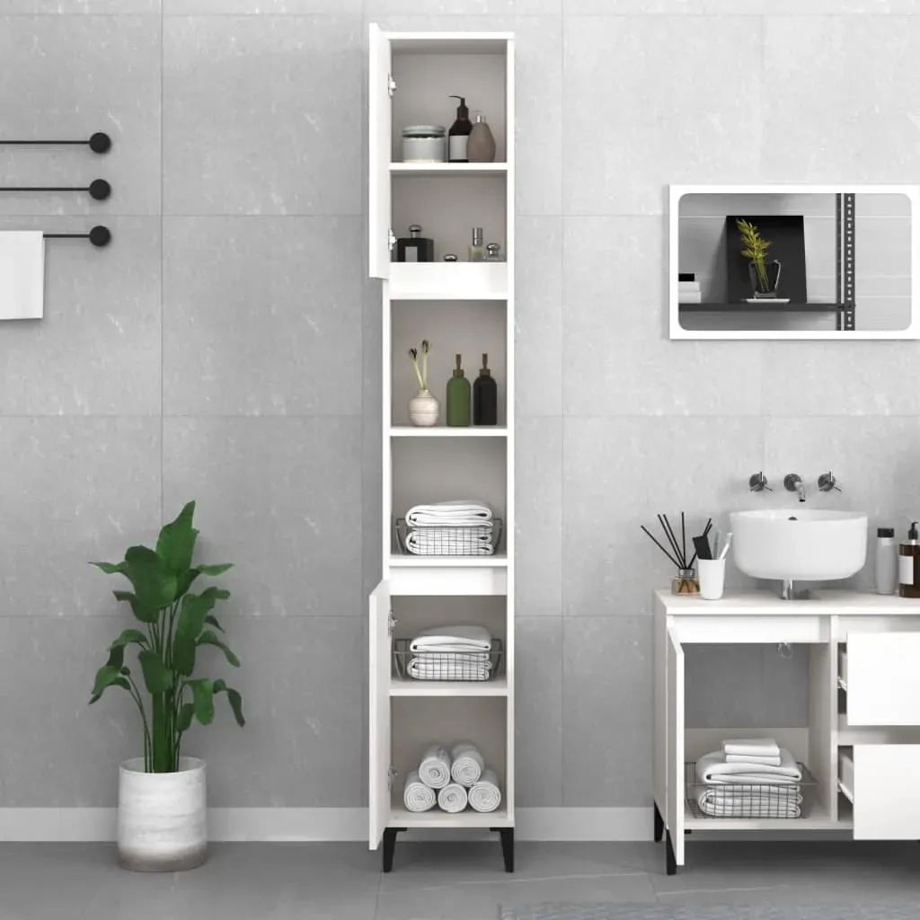 Bathroom Cabinet 30x30x190 cm Engineered Wood Price