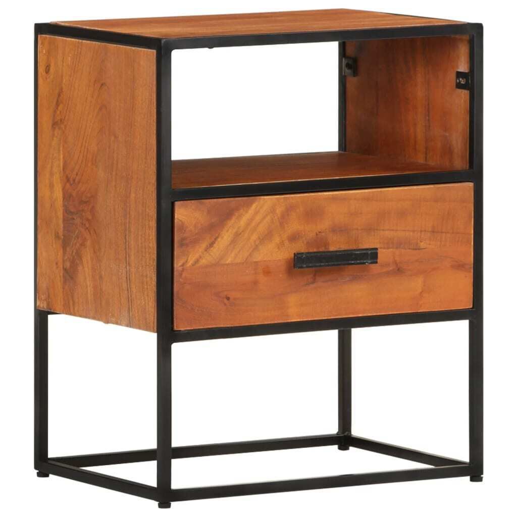 Bed Cabinet 40x30x50 cm Solid Acacia Wood Price