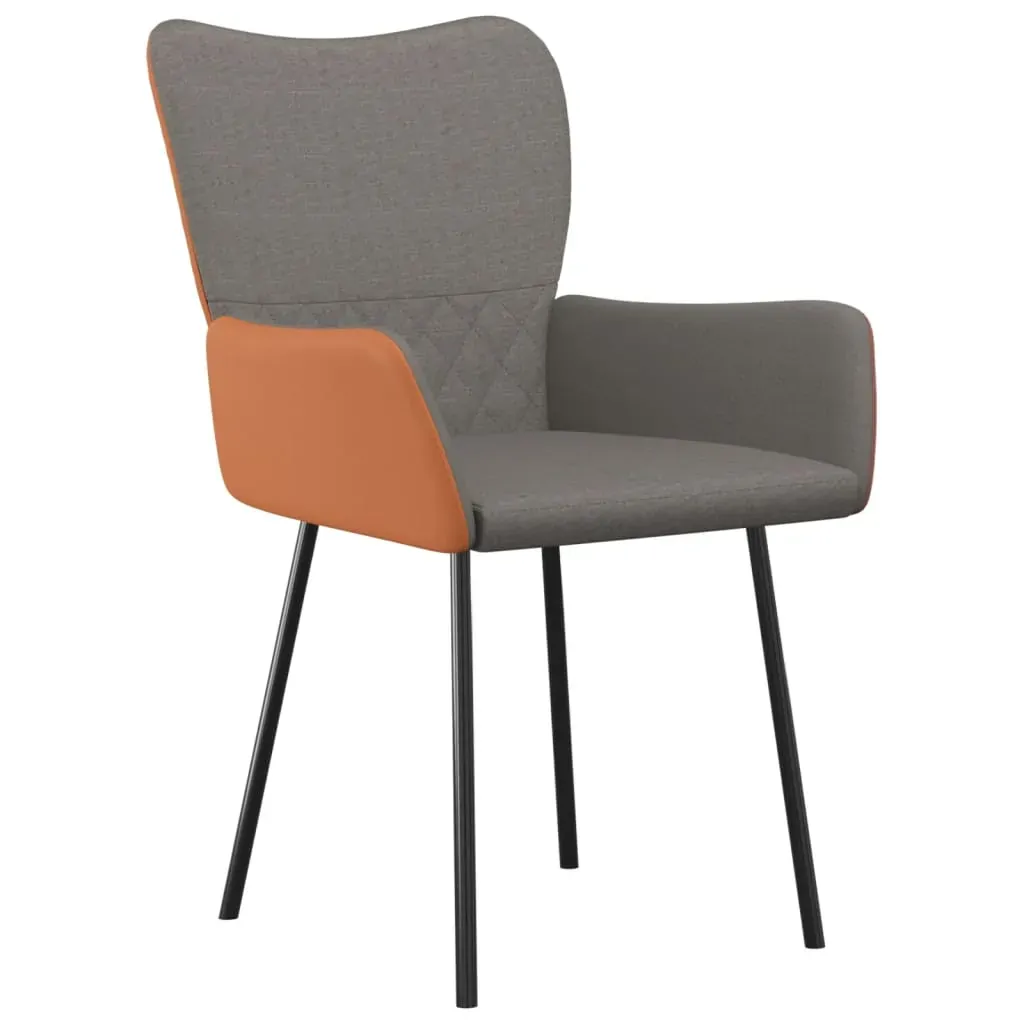 Dining Chairs 2 pcs Fabric and Faux Leather Price