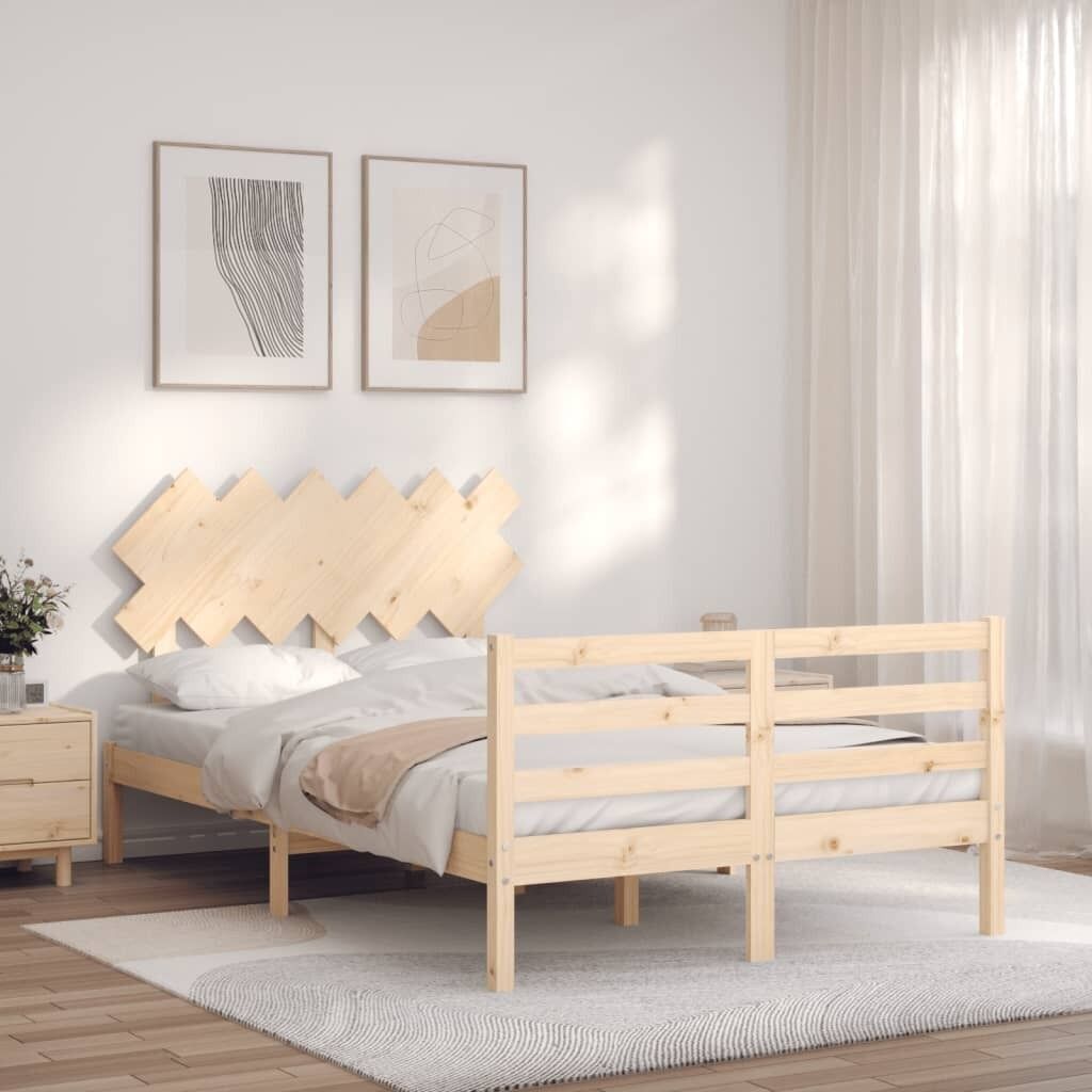 Bed Frame with Headboard Solid Wood Price