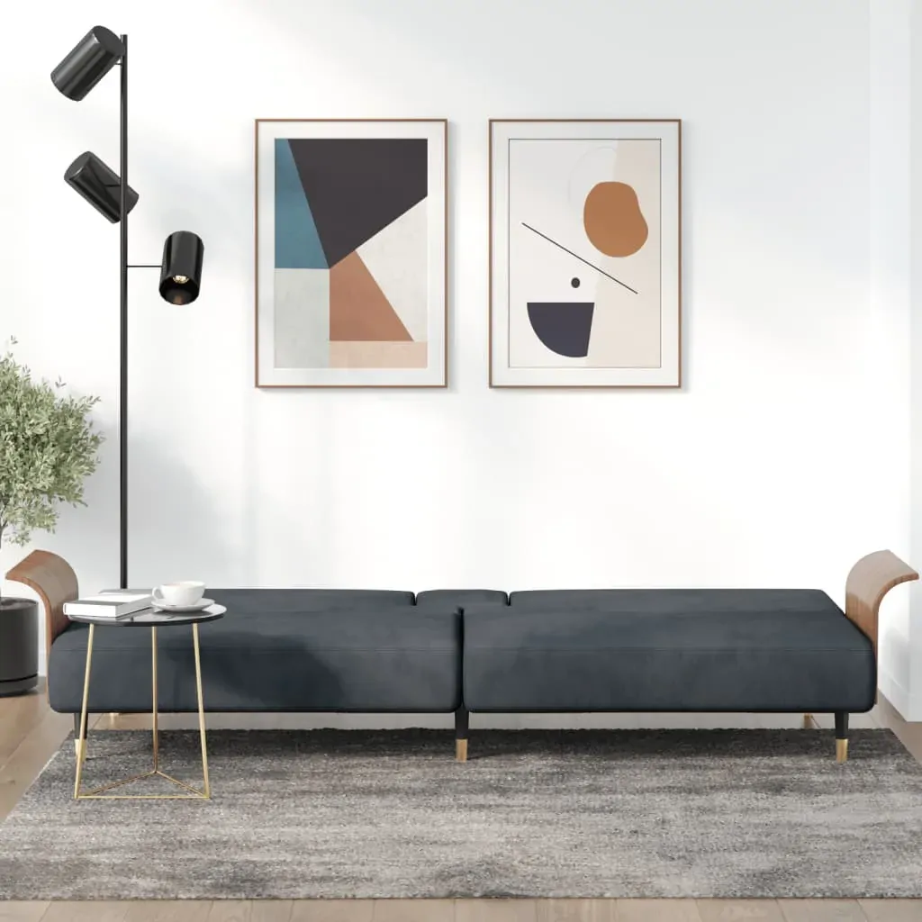 Sofa Bed with Cup Holders Velvet Price