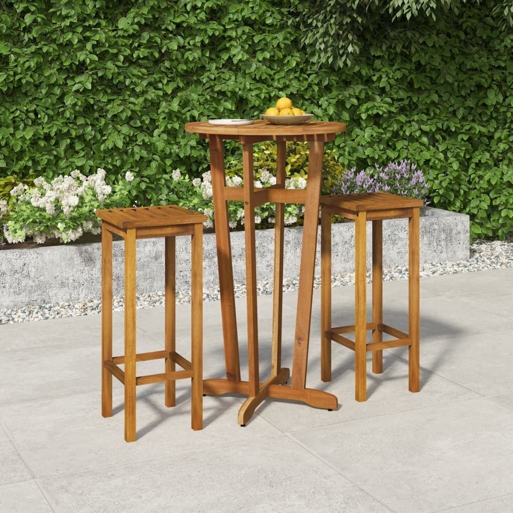 Garden Dining Set Solid Wood Acacia Price