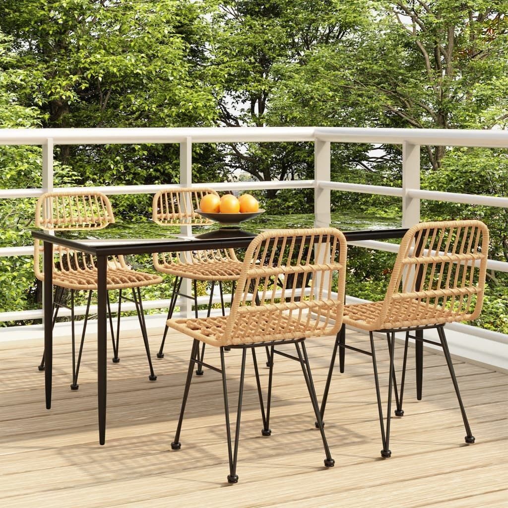Garden Dining Set Poly Rattan Price