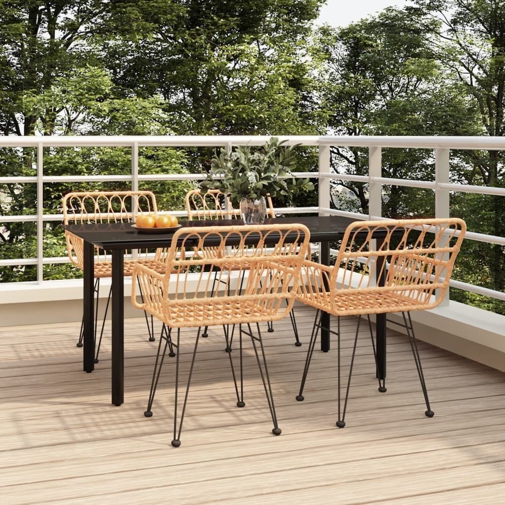 Garden Dining Set Poly Rattan Price