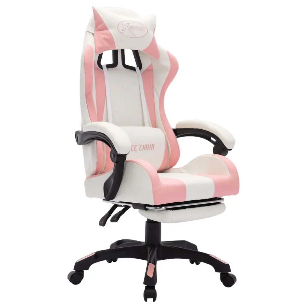 Racing Chair with RGB LED Lights Faux Leather Price
