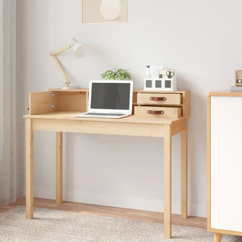 Desk 110x50x93 cm Solid Pine Wood Price