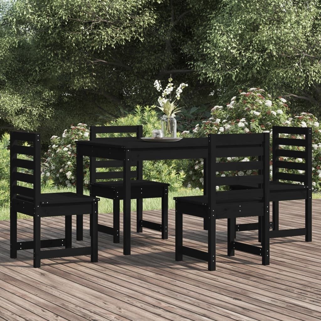 5 Piece Garden Dining Set Solid Pine Wood Price
