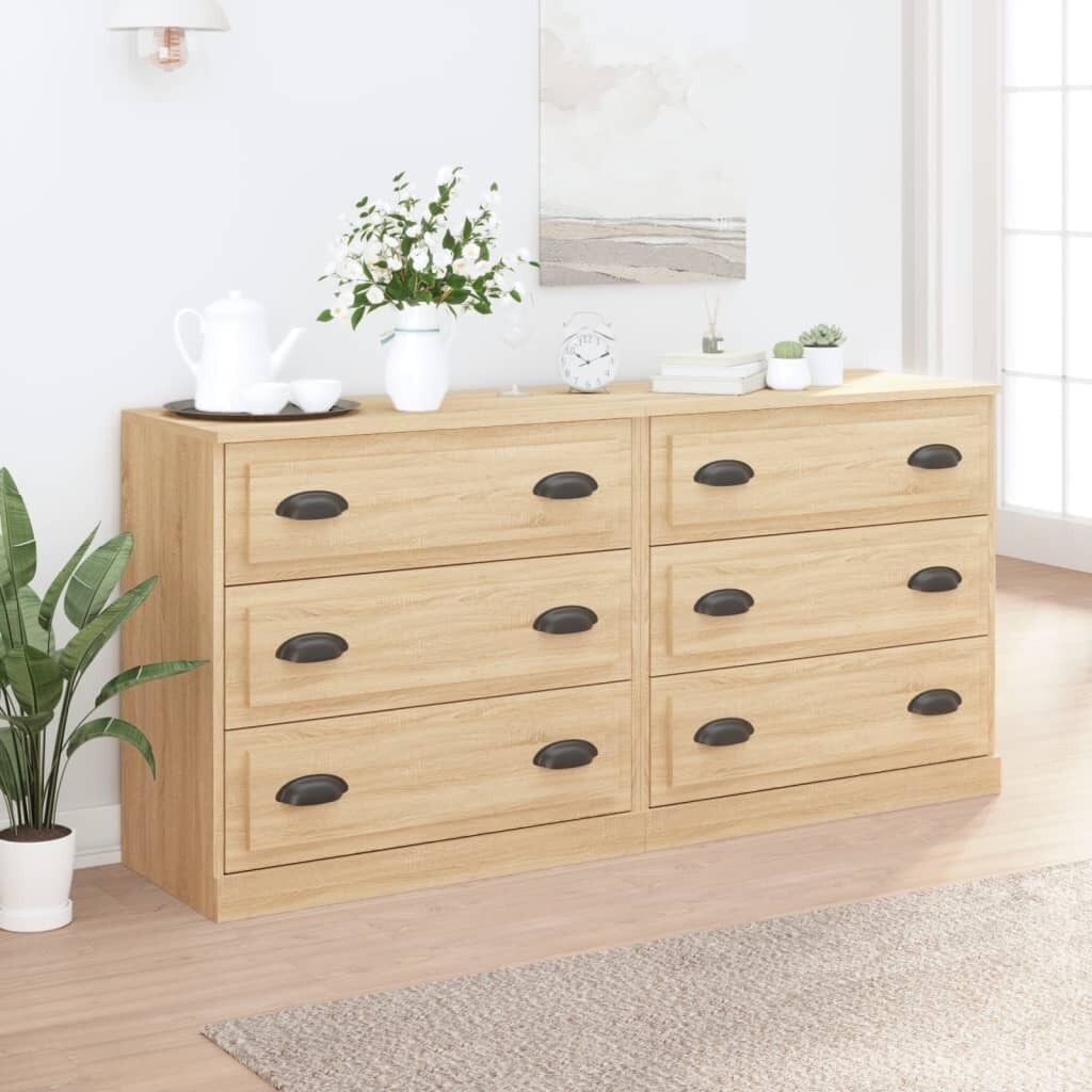 Sideboards 2 pcs Engineered Wood Price