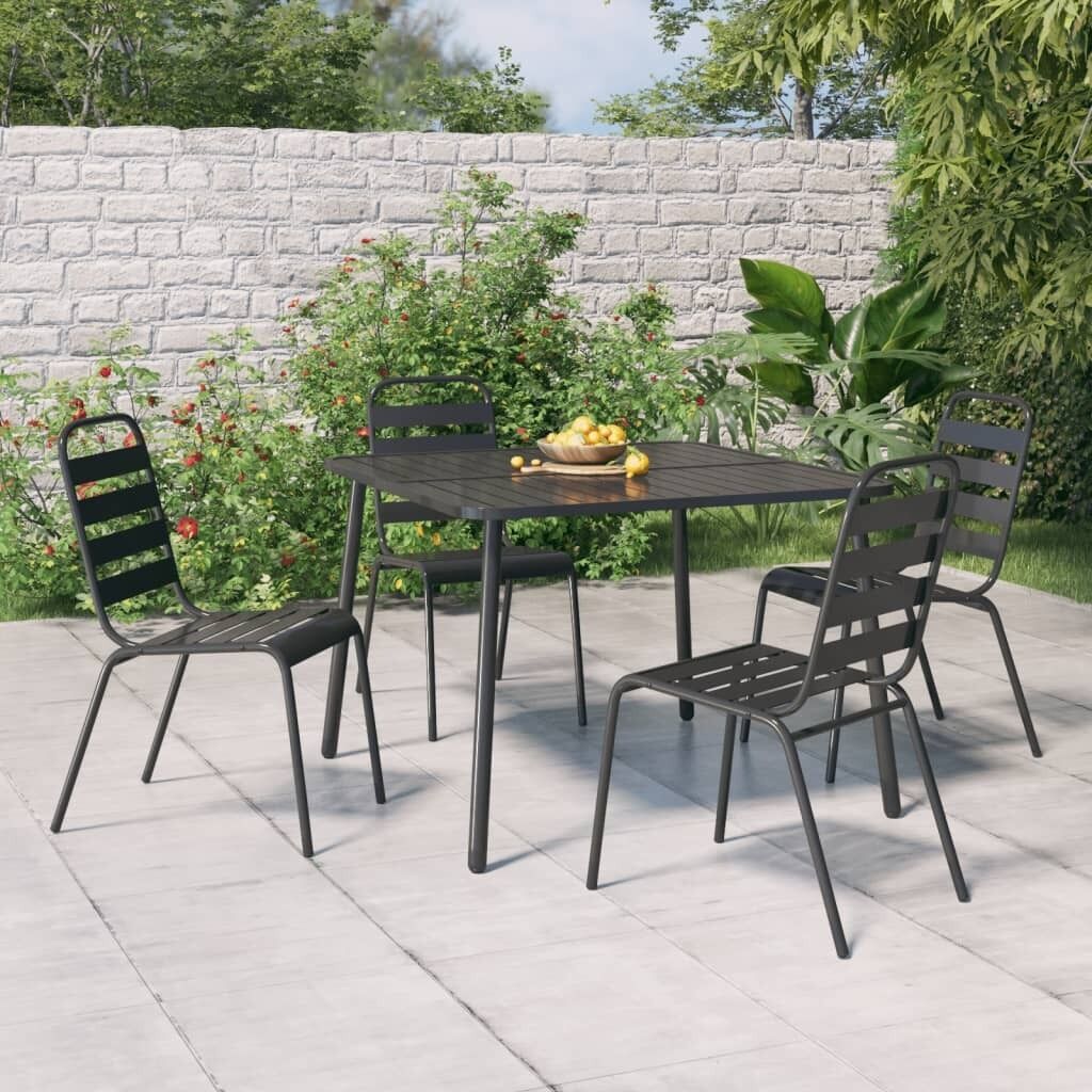 Garden Table Anthracite Steel Price
