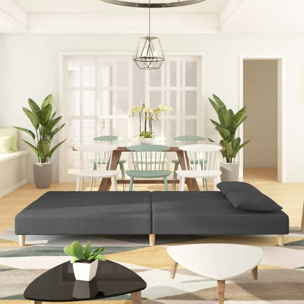 Wahiawa 2-Seater Sofa Bed with Two Pillows Fabric Price