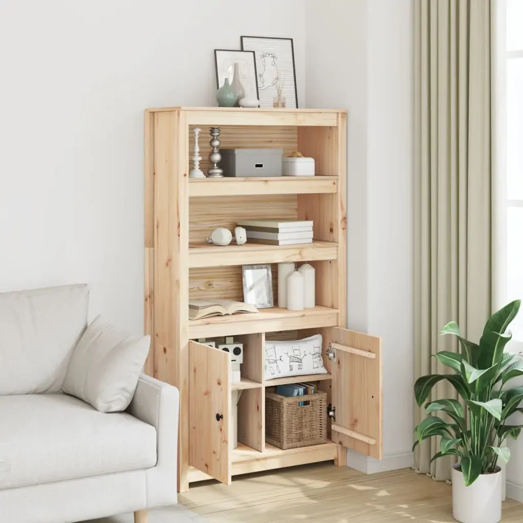 Highboard 80x35x154 cm Solid Pine Wood Price