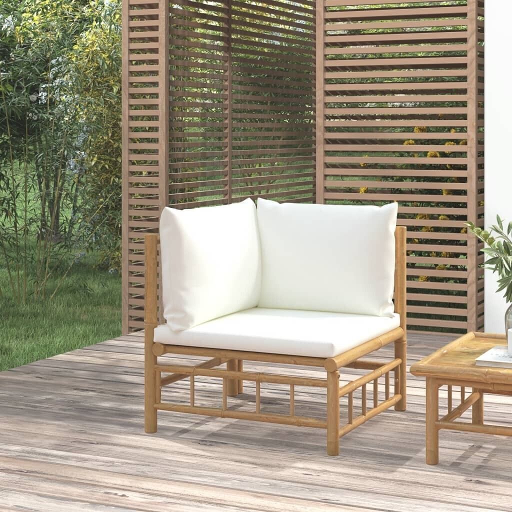 Garden Lounge Set with Cushions Bamboo Price