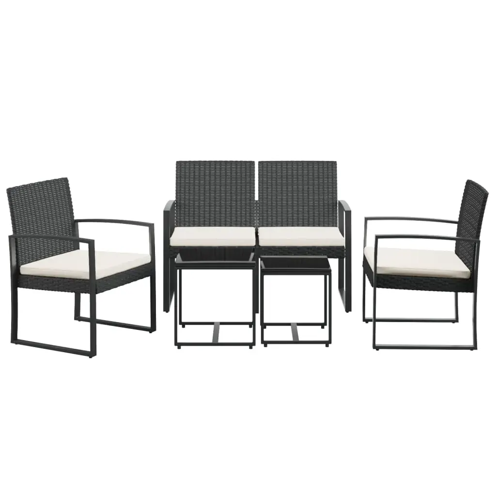 5 piece Garden Dining Set with Cushions PP Rattan Price