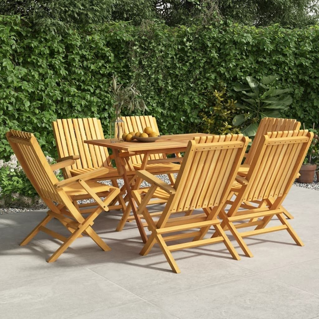 Garden Dining Set Solid Wood Teak Price