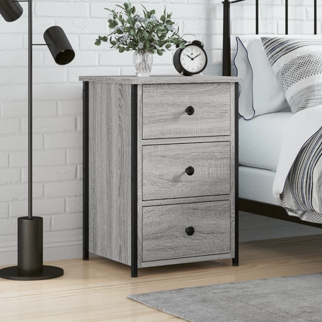 Bedside Cabinet 40x36x60 cm Engineered Wood Price