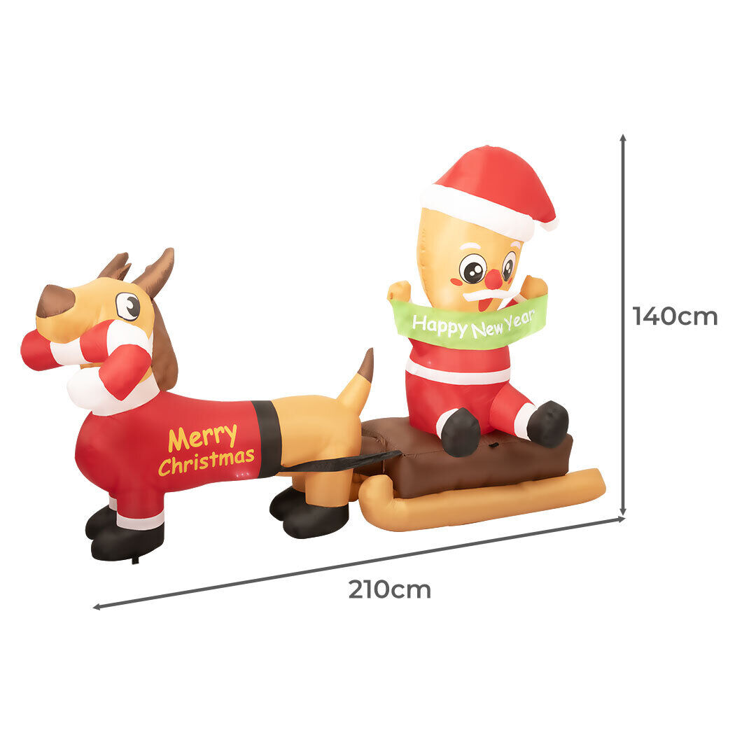 Christmas Inflatable 2.1M Xmas Price