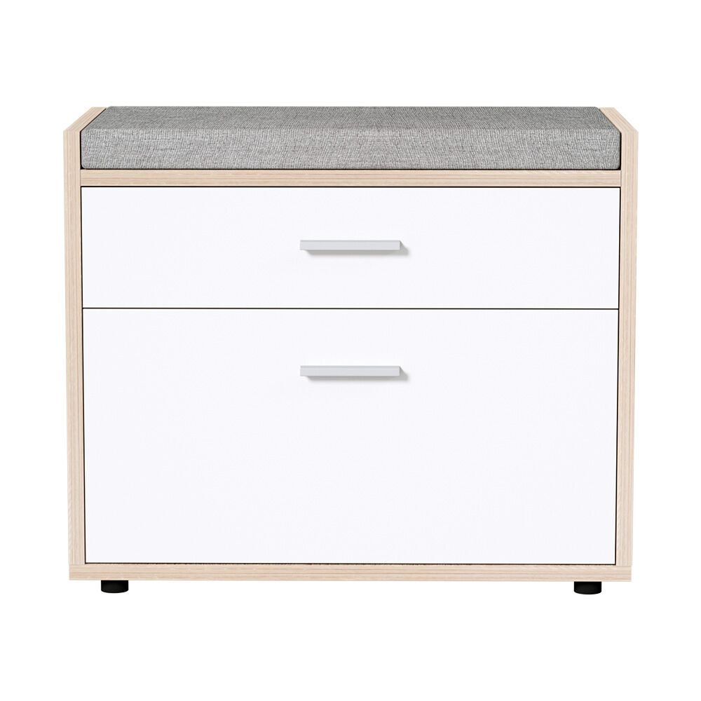Shoe Rack Bench Shoe Cabinet 8 Pairs White Niva Price