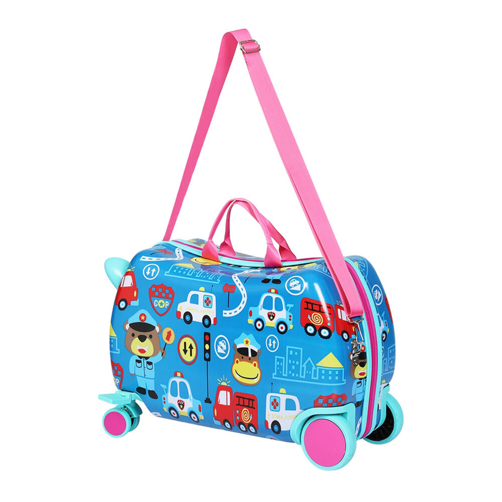 Wanderlite 17" Kids Ride On Luggage Children Suitcase Trolley Travel Car Price