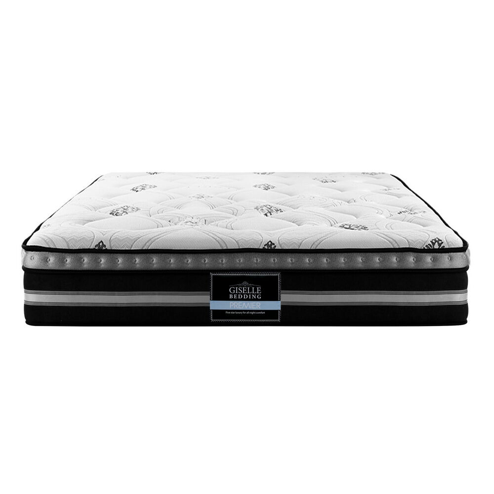Giselle Bedding Galaxy Euro Top Cool Gel Pocket Spring Mattress 35cm Thick King Price