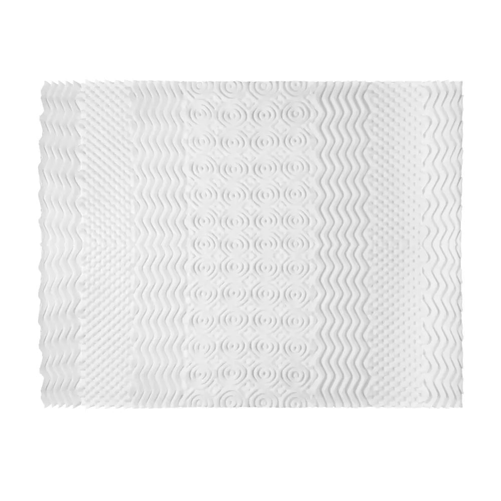 Memory Foam Mattress Topper 7-Zone Airflow Pad 8cm King White Price