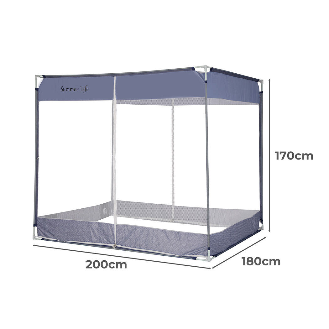 Mosquito Bed Nets Foldable Canopy Square Blue Price