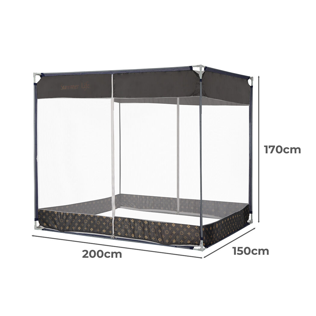 Mosquito Bed Nets Foldable Canopy Square Grey Price