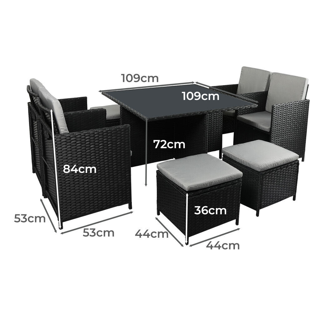 9PCS Outdoor Table Chair Set Price