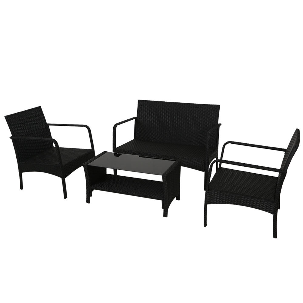 Outdoor Sofa Set Lounge Setting Wicker Table and Chairs Garden Patio Furniture Price