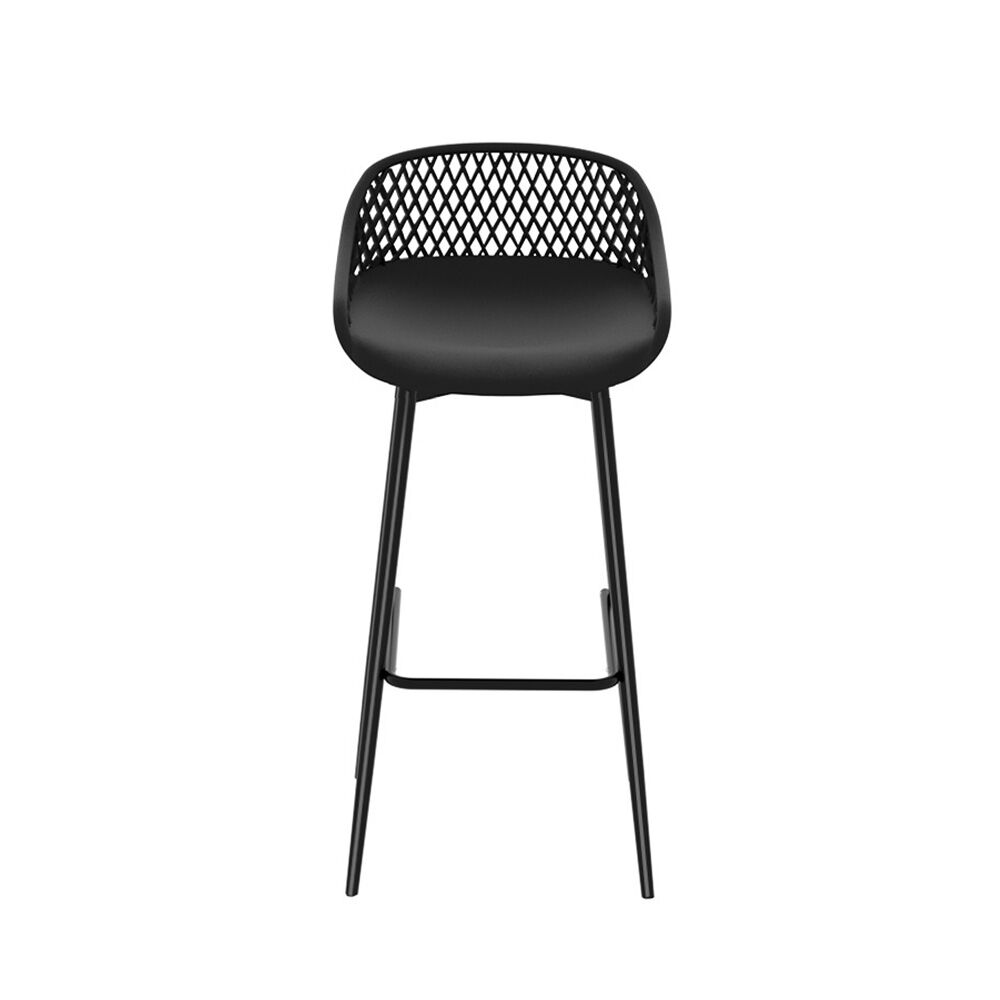 4-Piece Outdoor Bar Stools Plastic Metal Dining Chair Balcony Price