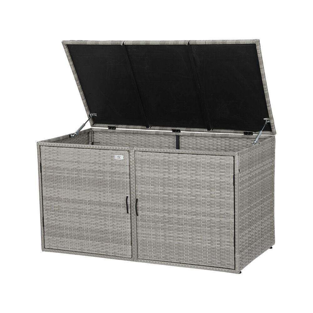 Outdoor Storage Cabinet Box Deck Wicker Shelf Chest Garden Shed Tools Price