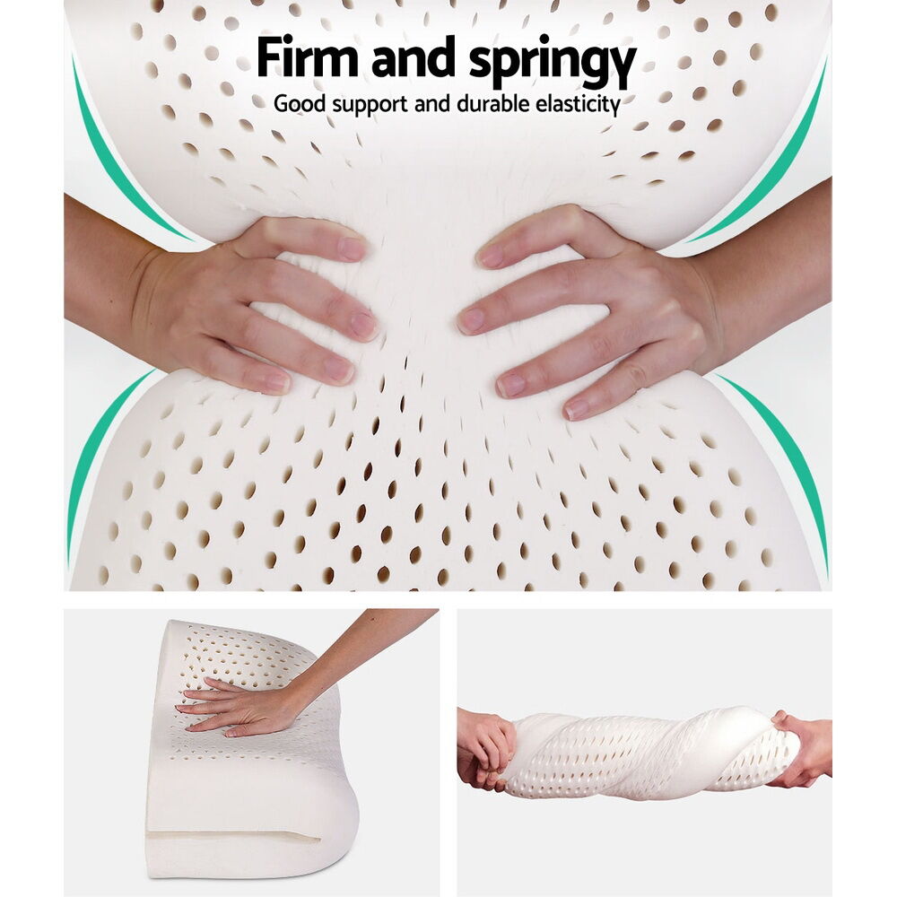 Natural Latex Pillow 2-Zone Twin Pack Price