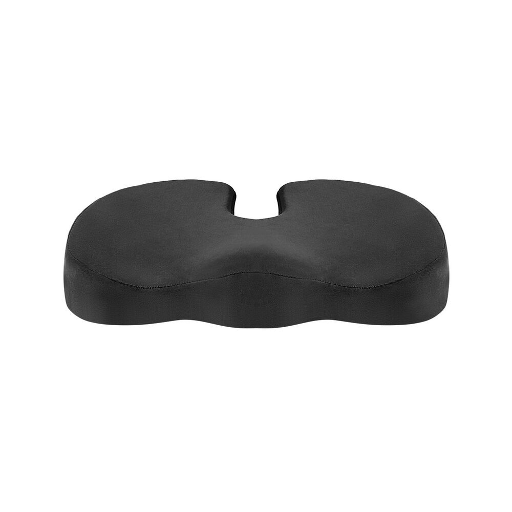 Giselle Bedding Seat Cushion Memory Foam Pillow Back Pain Relief Chair Pad Black Price
