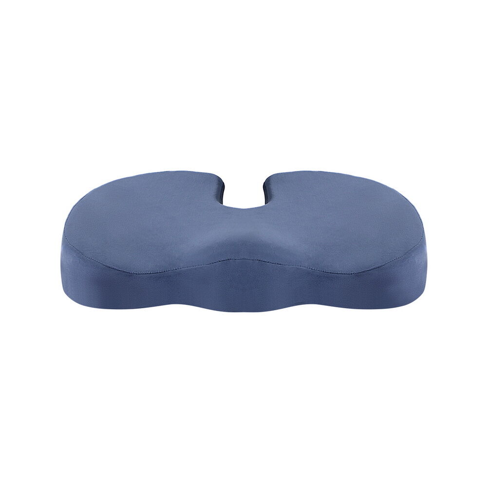 Giselle Bedding Seat Cushion Memory Foam Pillow Back Pain Relief Chair Pad Blue Price