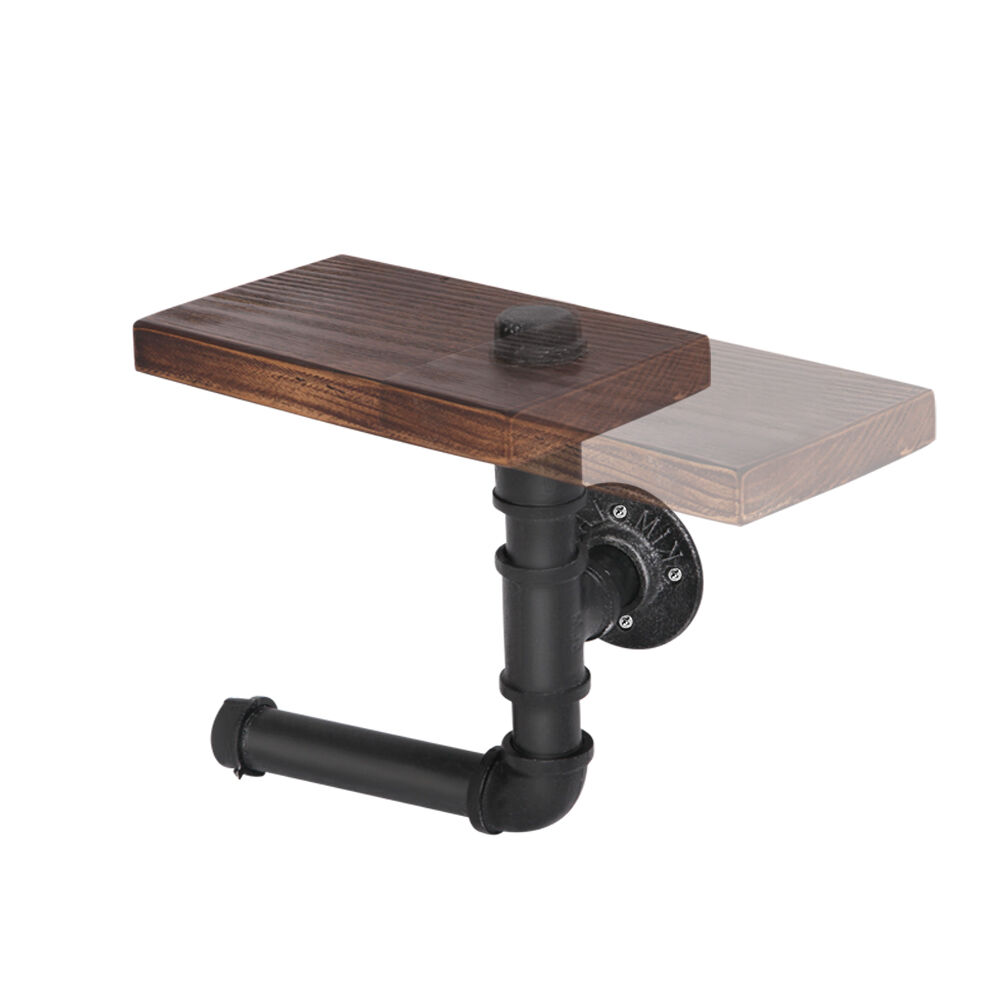 Floating DIY Pipe Shelf Toilet Paper Holder Price