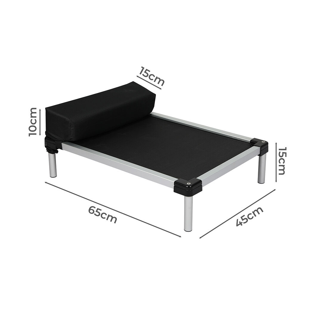 Pet Trampoline Aluminium Frame M Black Medium Price