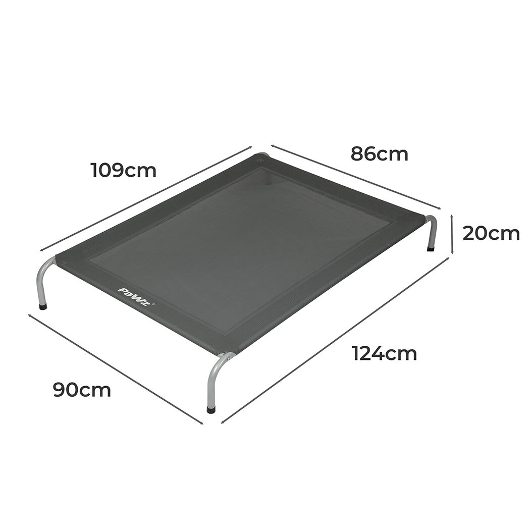 Elevated Trampoline Pet Bed Dog XL Grey X-Large Price