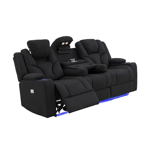 Arnold Recliner Rhino Fabric 3R Black Price