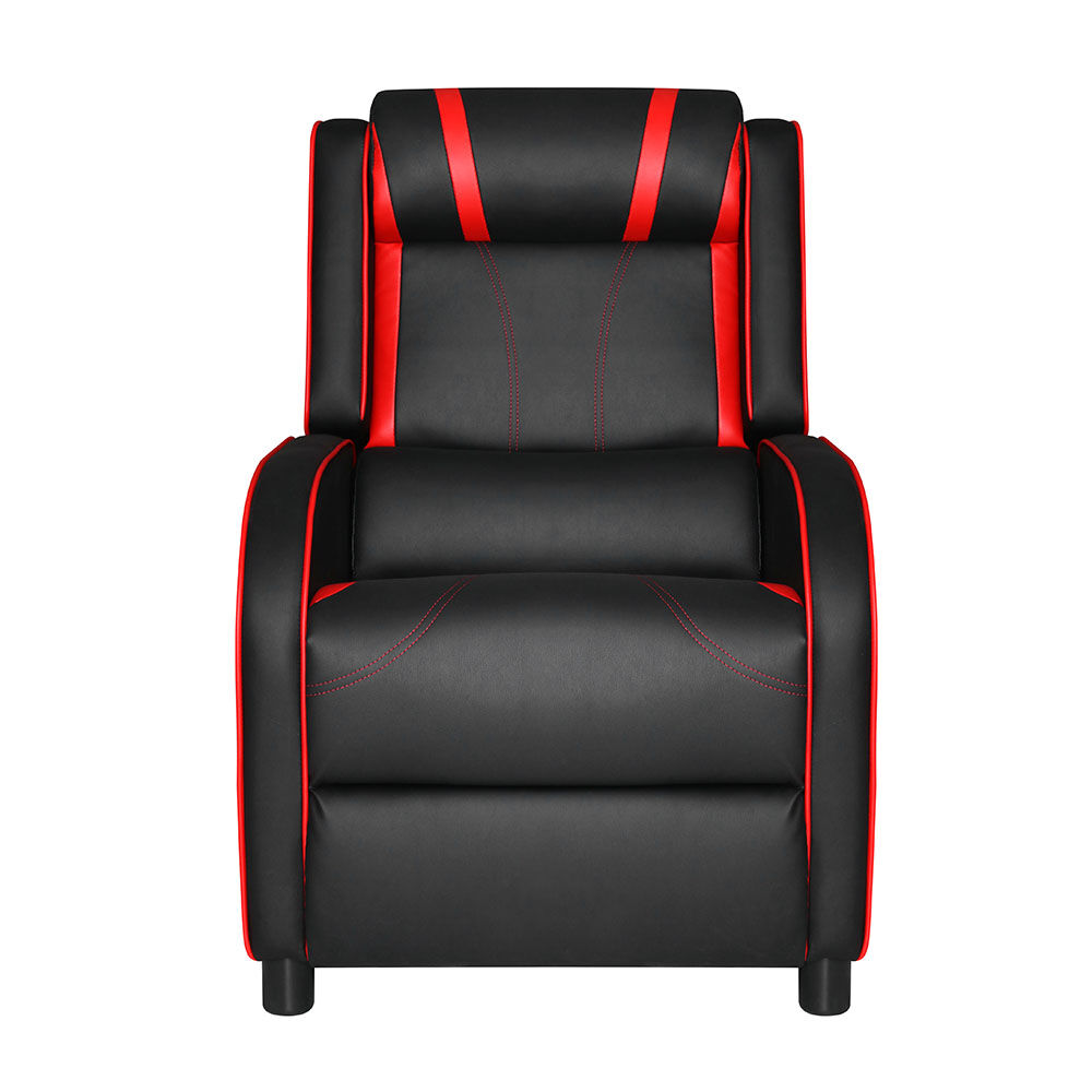 Recliner Chair Gaming Chair Leather Black Serik Price