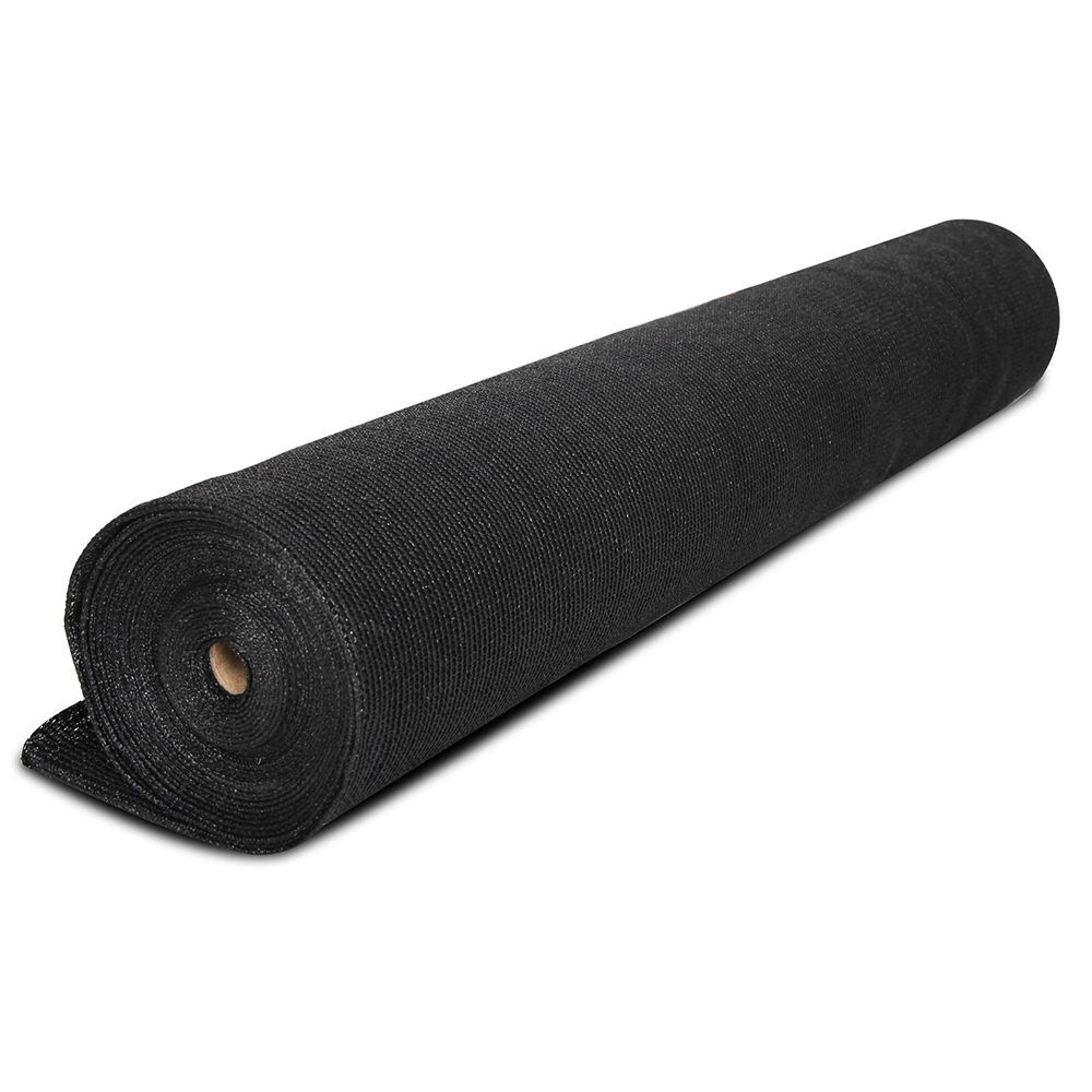 Instahut 50% Shade Cloth 3.66x20m Shadecloth Sail Heavy Duty Black Price