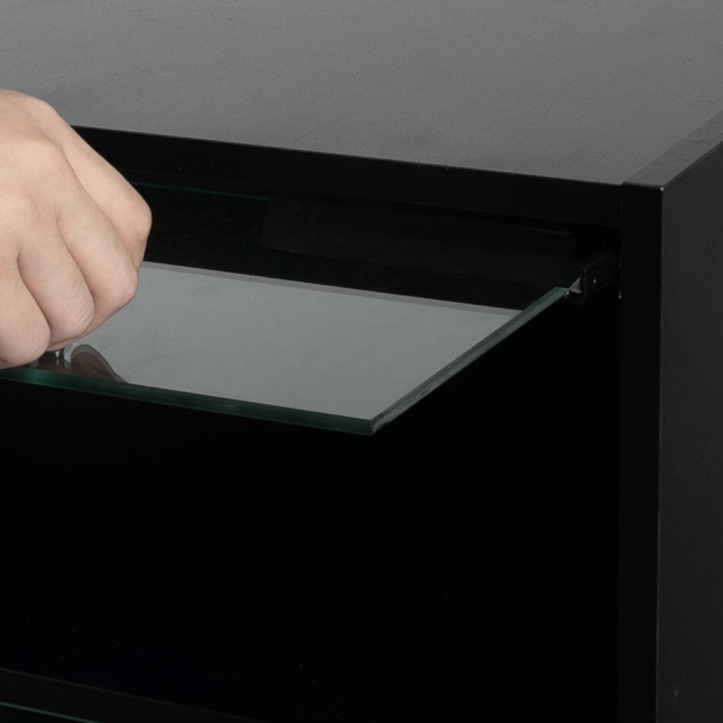 Shoes Storage Cabinet LED Sneaker Black Price