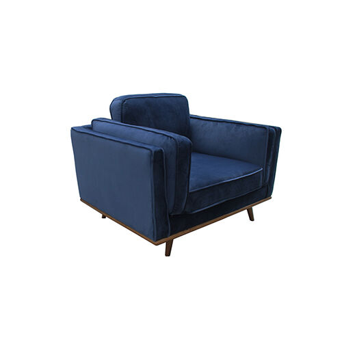 York Sofa Fabric 1 Seater Blue Price