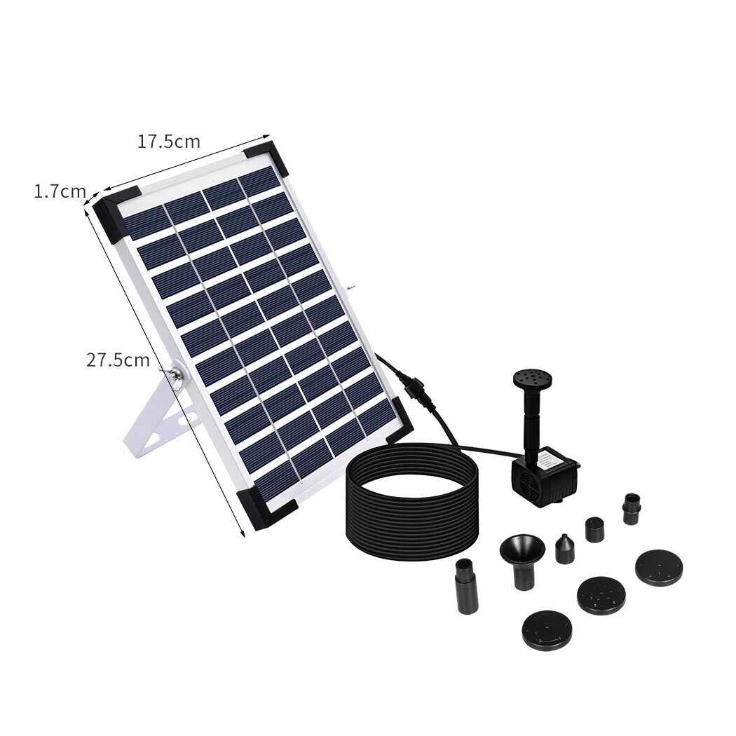 Solar Fountain 5W Powered Water Power Price