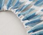 Cot Fitted Sheet Blue by Petit Nest Price