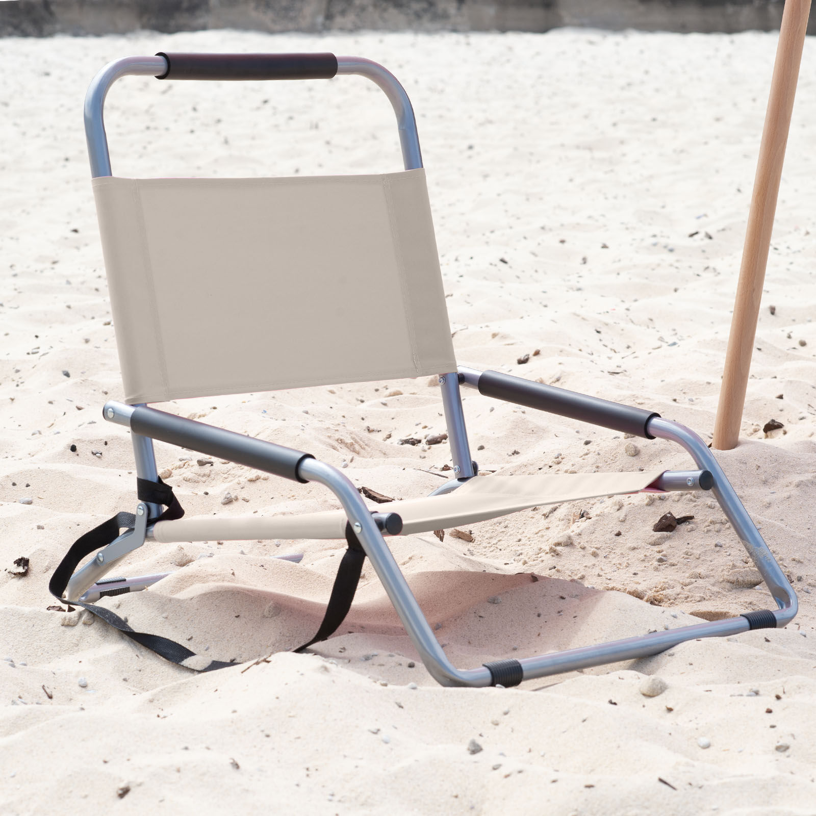 Havana Outdoors Beach Chair 2 Pack Folding Portable Summer Camping Outdoors - Natural Price